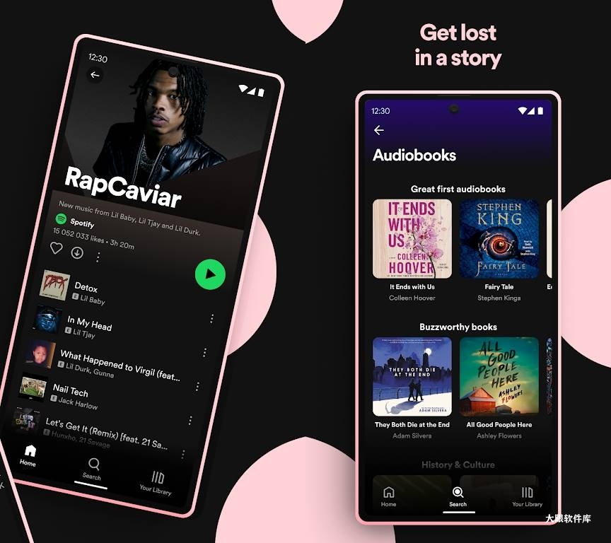 Android Spotify 音乐神器 v8.9.10.616解锁高级版-大眼软件库